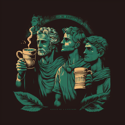 Group drinking coffee - Janus Coffee